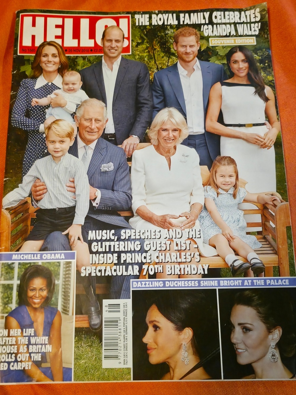 4/$25 Deal! Vintage Hello! Magazine - Collectible Royalty Edition